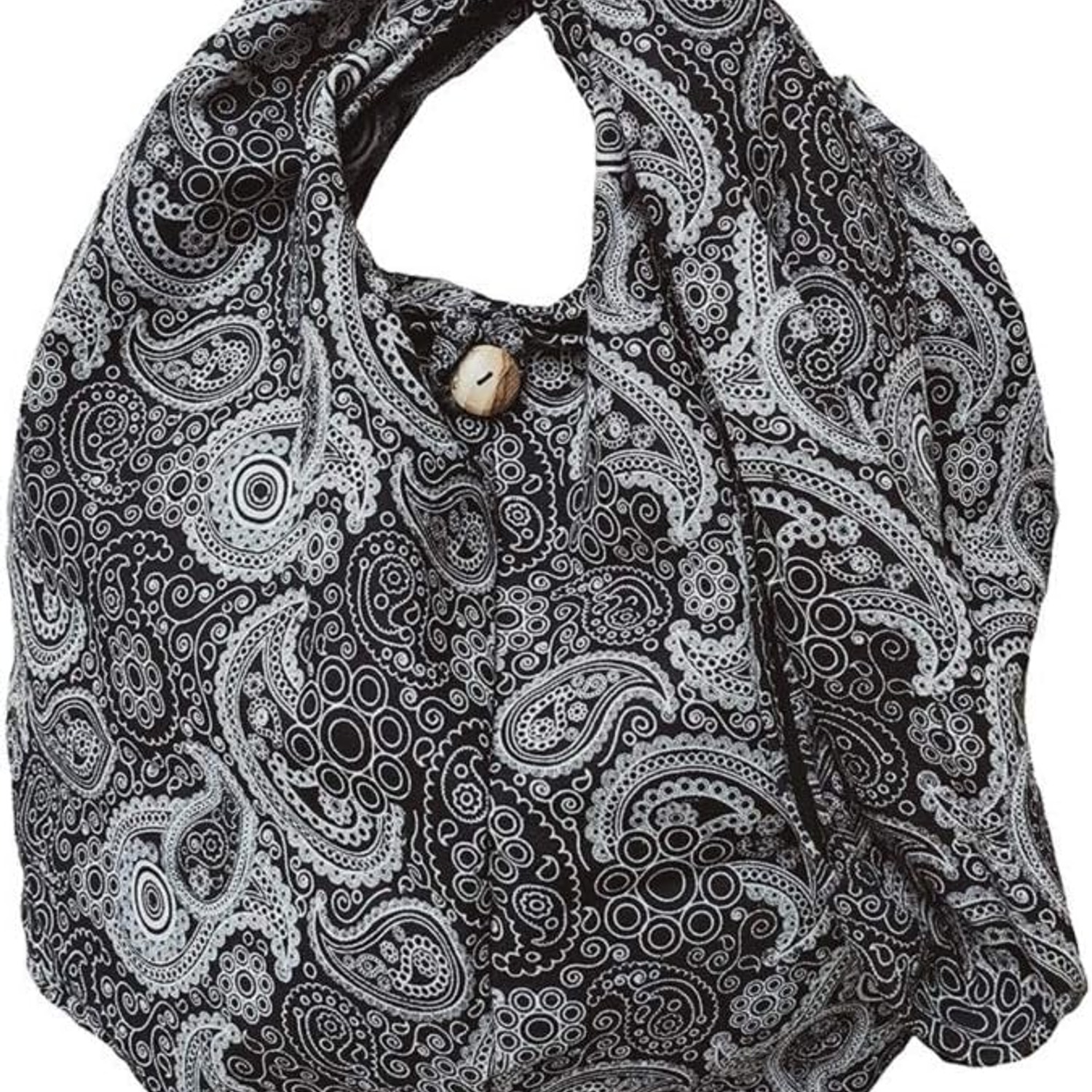 Paisley Cotton Hobo Bag