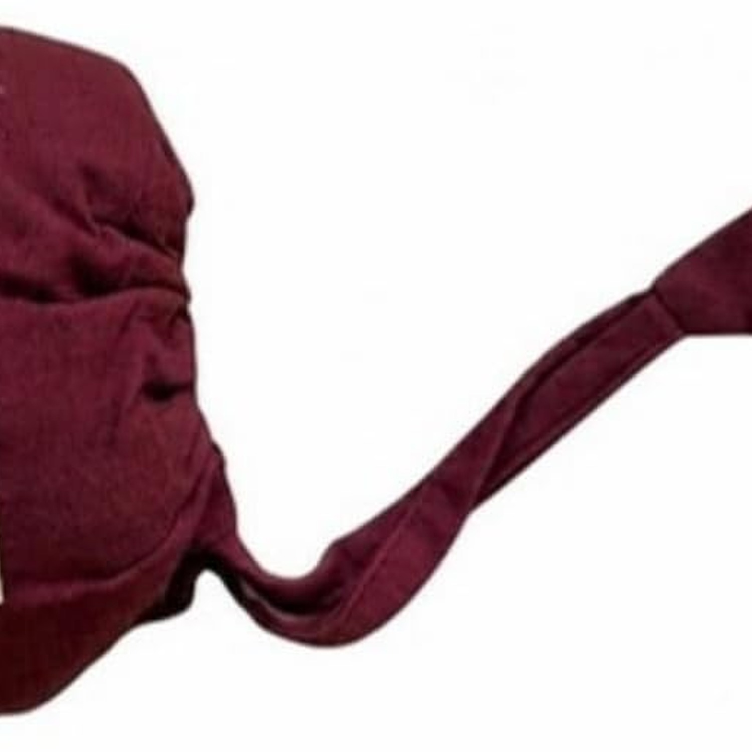 Maroon Cotton Fisherman Wrap Pants: image 5