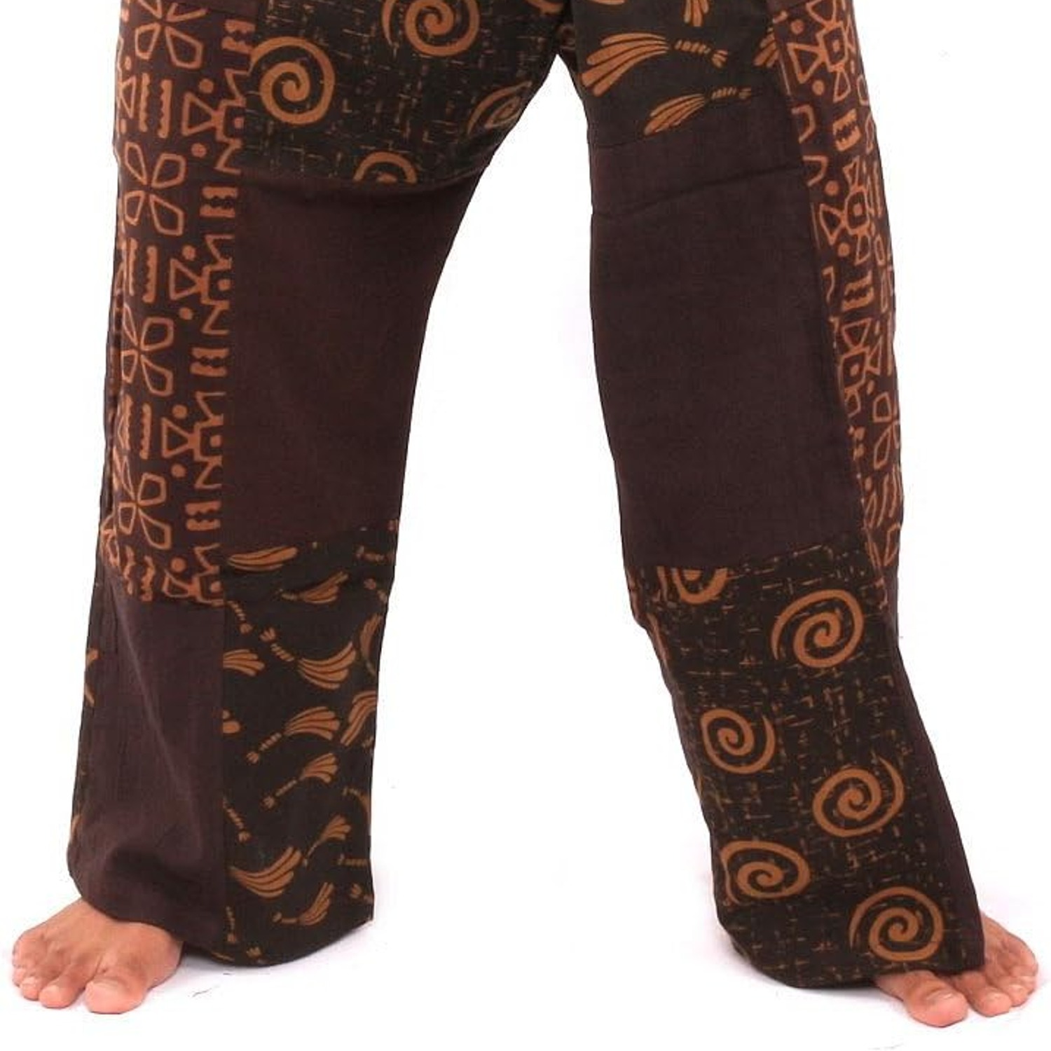 Blue Patchwork Thai Fisherman Pants: image 6