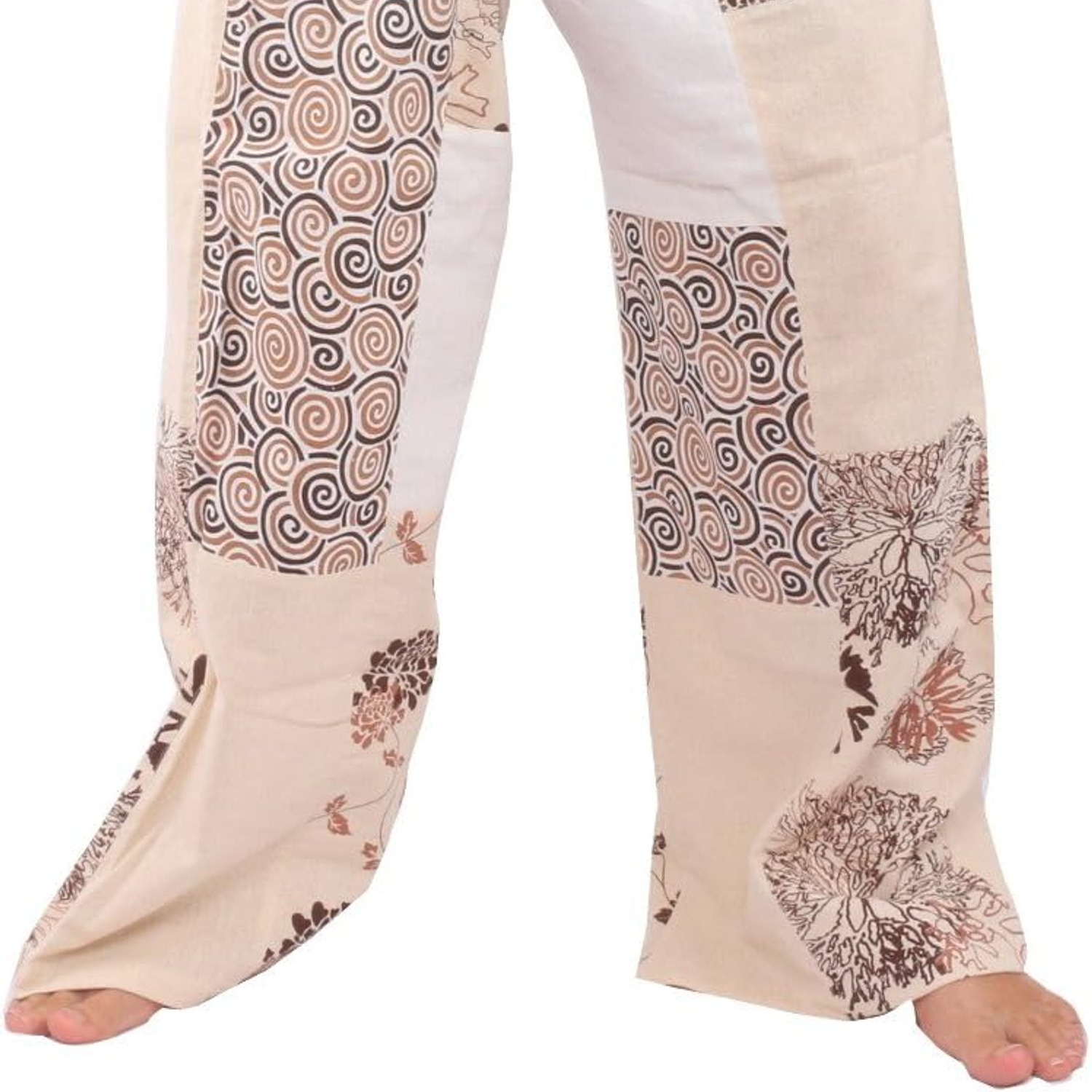 Blue Patchwork Thai Fisherman Pants: image 7