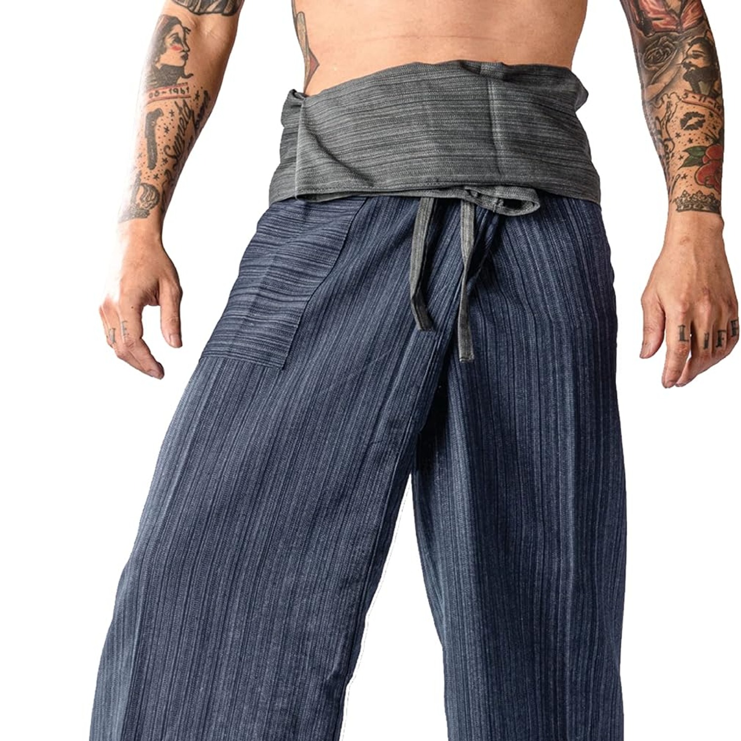 Two Tone Thai Fisherman Pants