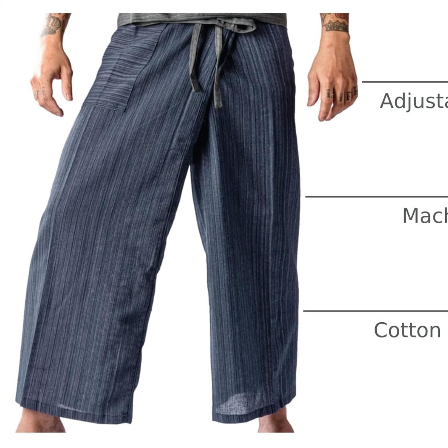Two Tone Thai Fisherman Pants: image 4