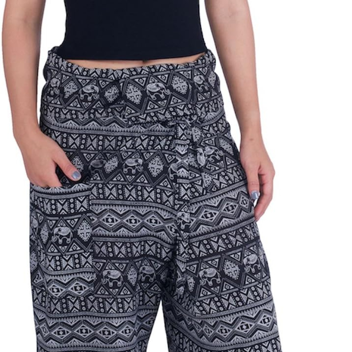 Rayon Mandala Fisherman Pants Small to Medium